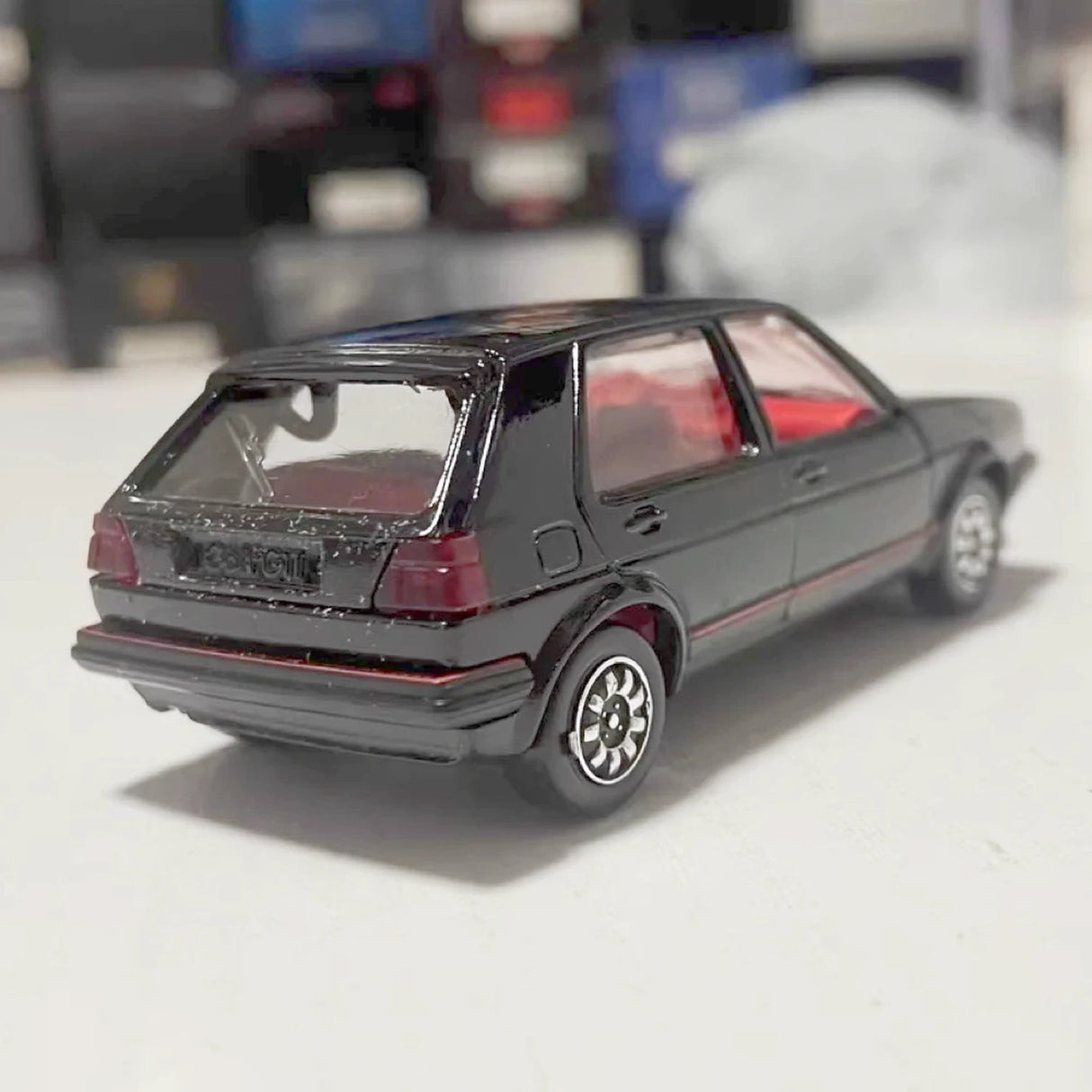Schabak Volkswagen 1985 Golf GTI MK2 Black 1:43 – Collectible Diecast Model Die-Cast