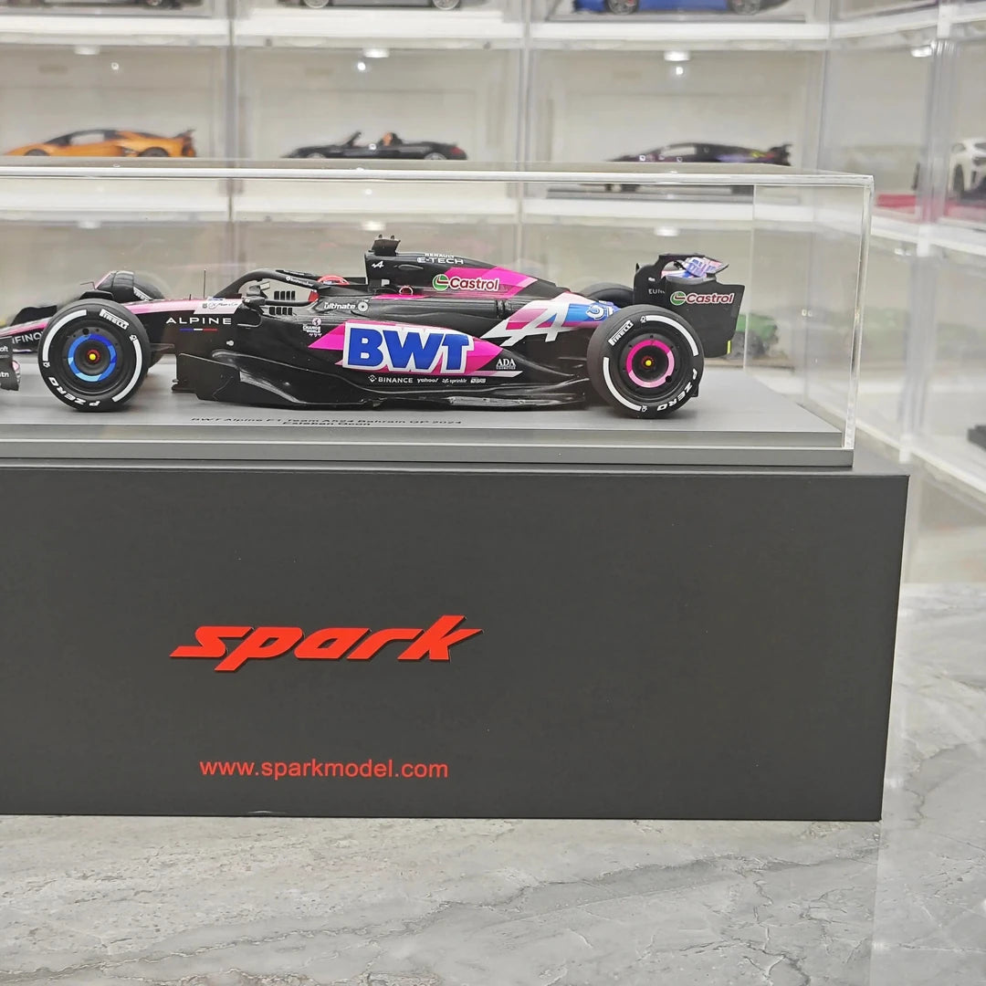 1:18 Alpine 2024 A524 #31 바레인 GP 에스테반 오콘 F1 Spark 제작 레진 모형 자동차 - 뷰 14