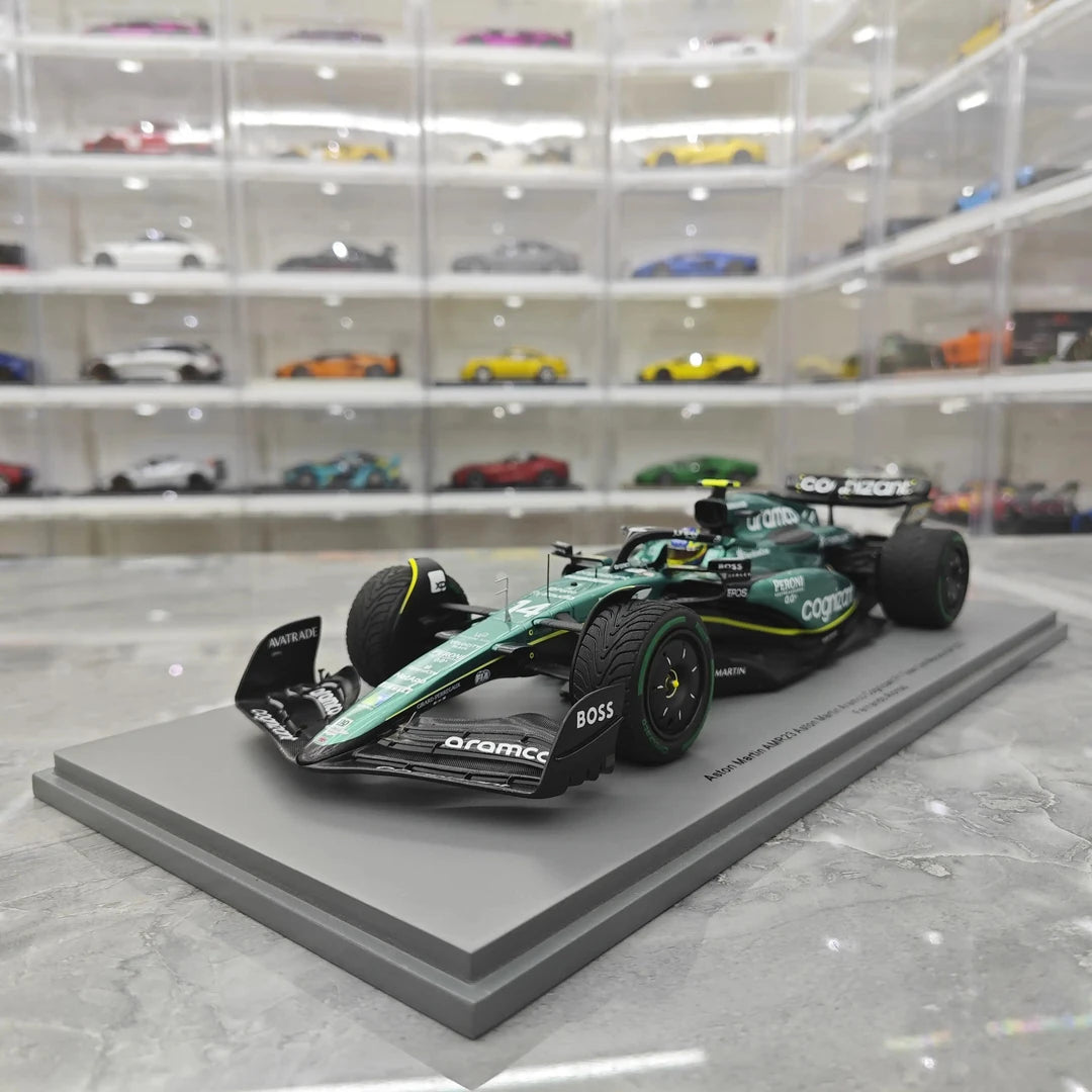 1:18 Aston Martin 2023 AMR23 #14 Monaco GP Fernando Alonso F1 model car by Spark - view 3