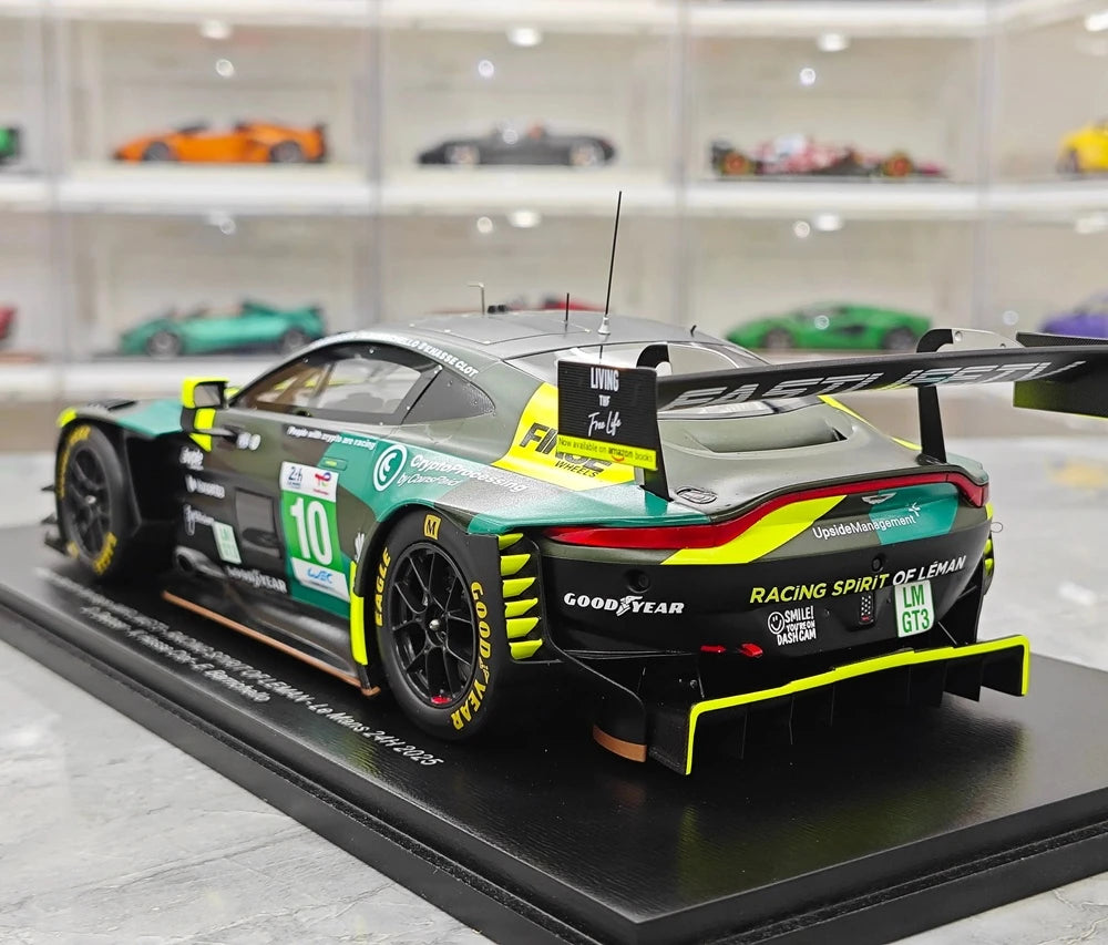 1:18 Aston Martin 2025 Vantage AMR LMGT3 #10 Le Mans model car by Spark - view 6