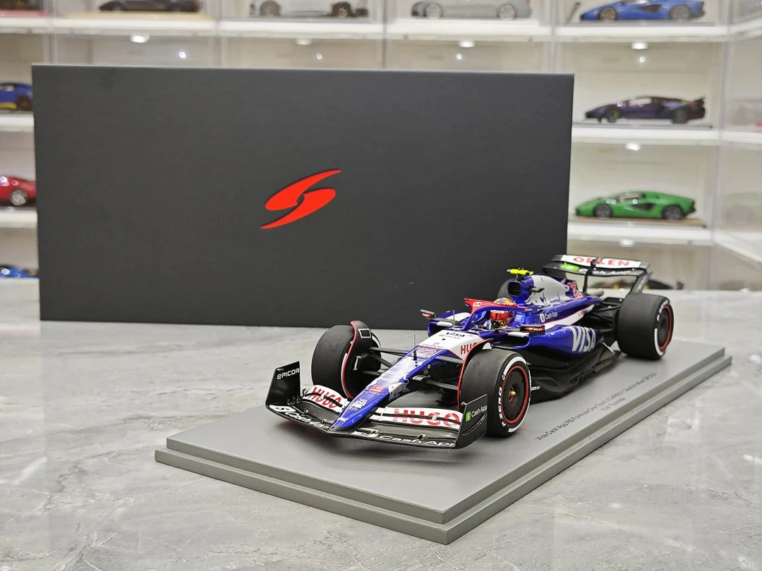 1:18 Racing Bulls 2024 VCARB 01 #22 Saudi Arabian GP Yuki Tsunoda F1 Harzmodellauto von Spark – siehe 15