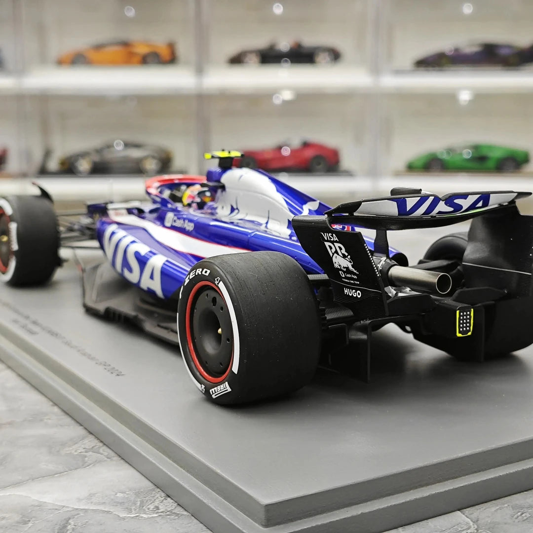 1:18 Racing Bulls 2024 VCARB 01 #22 Saudi Arabian GP Yuki Tsunoda F1 Harzmodellauto von Spark – Ansicht 6
