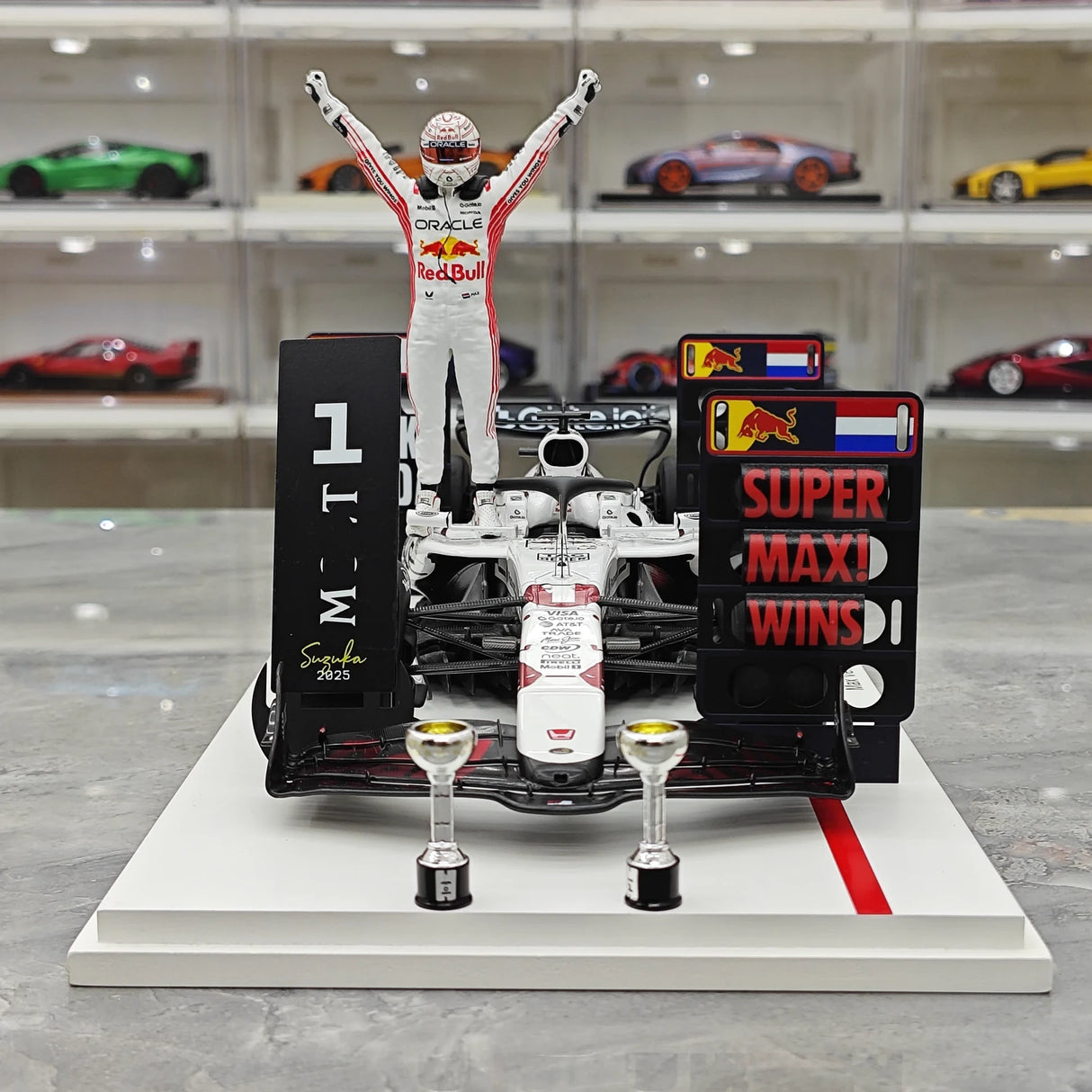 1:18 레드불 2025 RB21 #1 일본 GP 맥스 베르스타펜 F1 Spark 제작 레진 모델 카 - 뷰 1