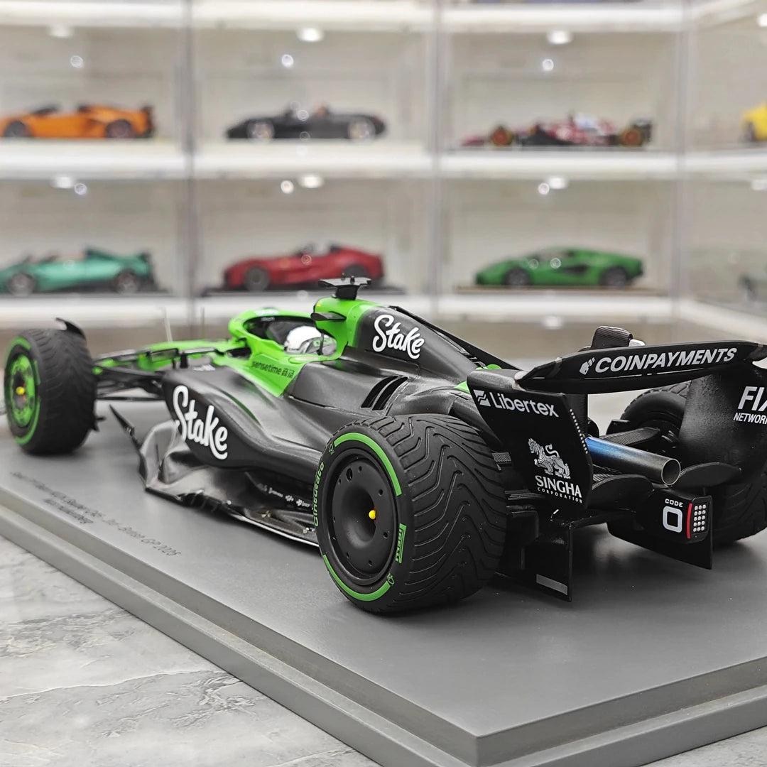 1:18 Sauber 2025 C45 #27 British GP Nico Hülkenberg F1 Harzmodell von Spark – Ansicht 6