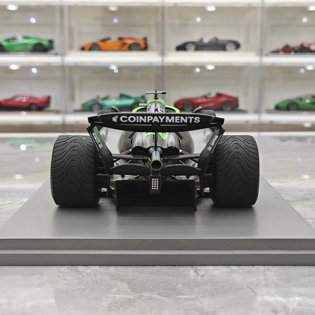 1:18 Sauber 2025 C45 #27 British GP Nico Hülkenberg F1 Harzmodellauto von Spark – Ansicht 7