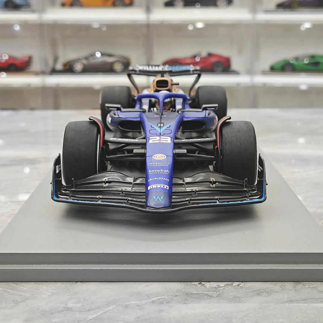 1:18 Williams 2023 FW45 #23 Las Vegas GP Alex Albon F1 Resin-Modell von Spark – Ansicht 1