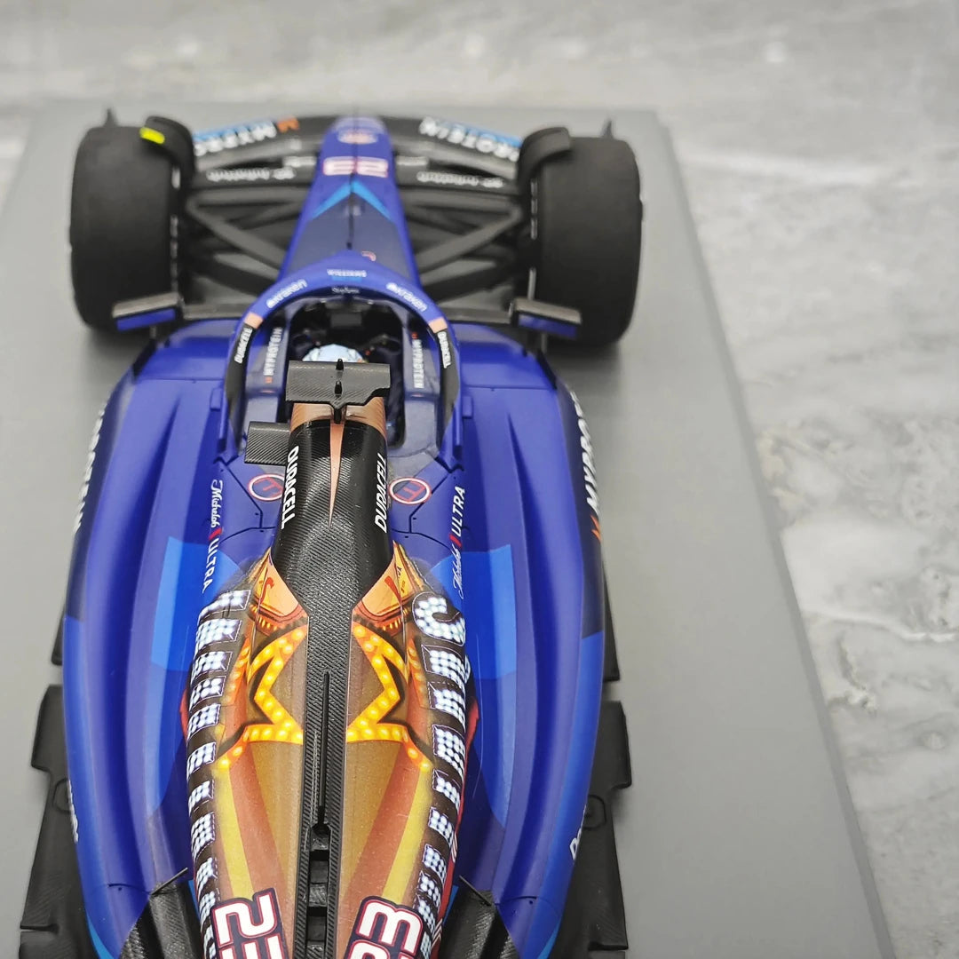 1:18 Williams 2023 FW45 #23 Las Vegas GP Alex Albon F1 Resin-Modell von Spark – Ansicht 12