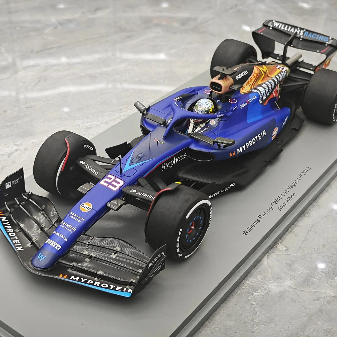 1:18 Williams 2023 FW45 #23 Las Vegas GP Alex Albon F1 Resin-Modell von Spark – Ansicht 4