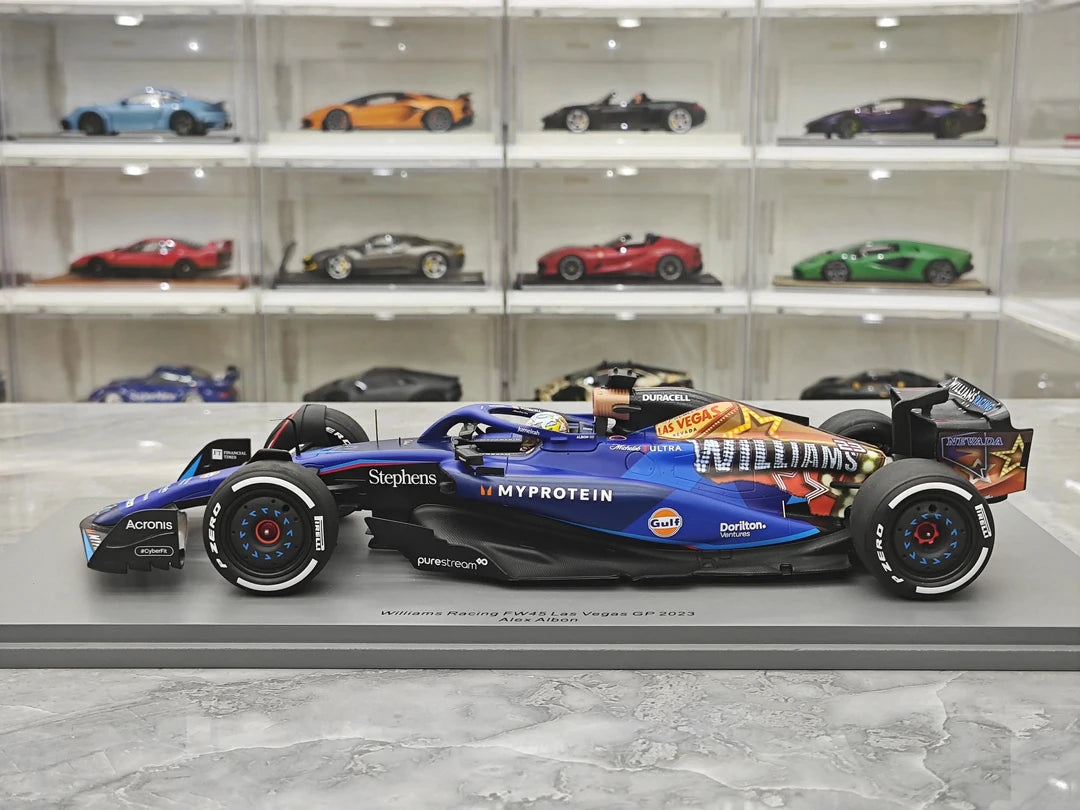 1:18 Williams 2023 FW45 #23 Las Vegas GP Alex Albon F1 Resin-Modell von Spark – Ansicht 5