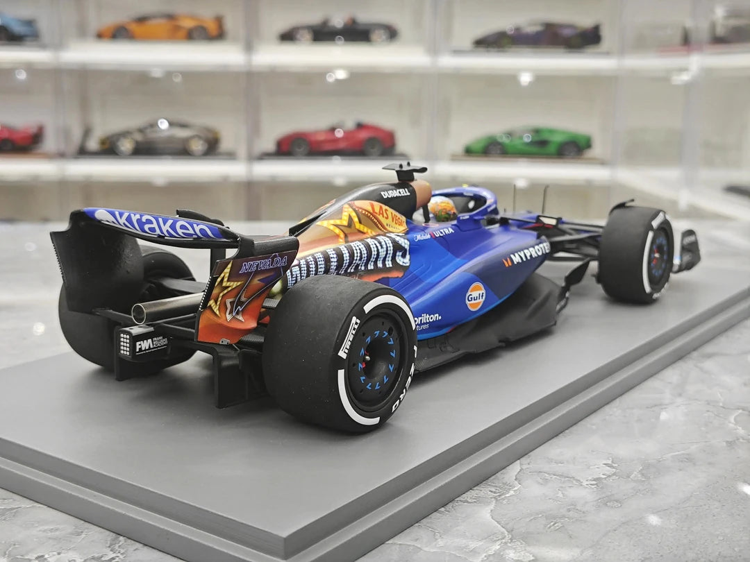 1:18 Williams 2023 FW45 #23 Las Vegas GP Alex Albon F1 Harzmodellauto von Spark – Ansicht 8