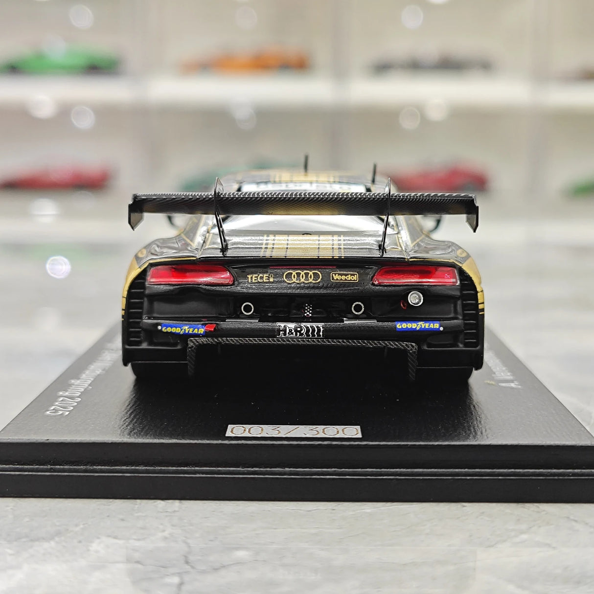 Audi 2025 R8 LMS GT3 EVO II #8 1:43 24h Nurburgring resin collectible model by Spark - view 7