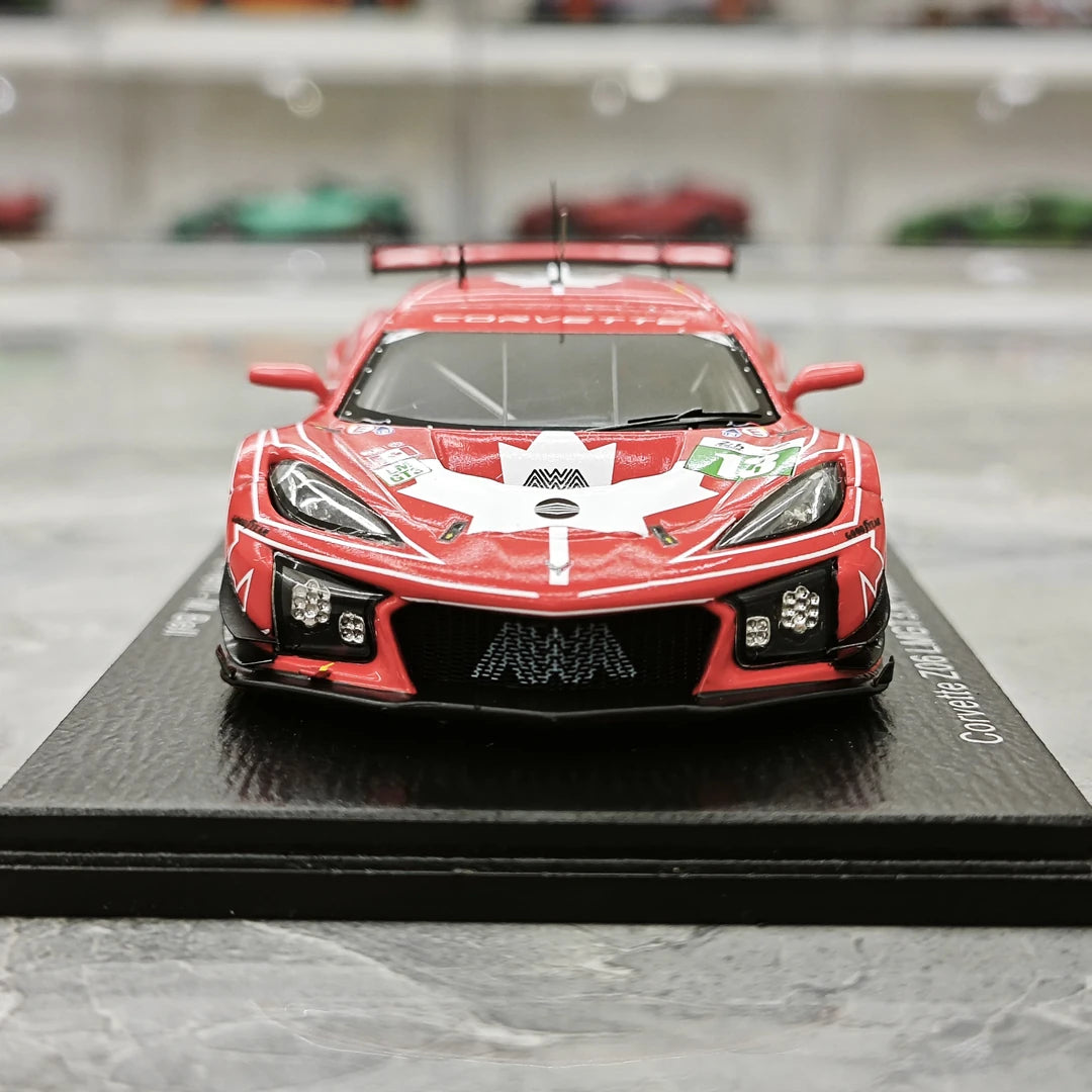 1:43 Chevrolet 2025 Corvette Z06 GT3.R #13 AWA Racing 24h Le Mans model car by Spark - view 1