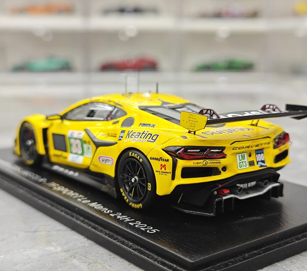 1:43 Chevrolet 2025 Corvette Z06 GT3.R #33 24h Le Mans model car by Spark - view 6
