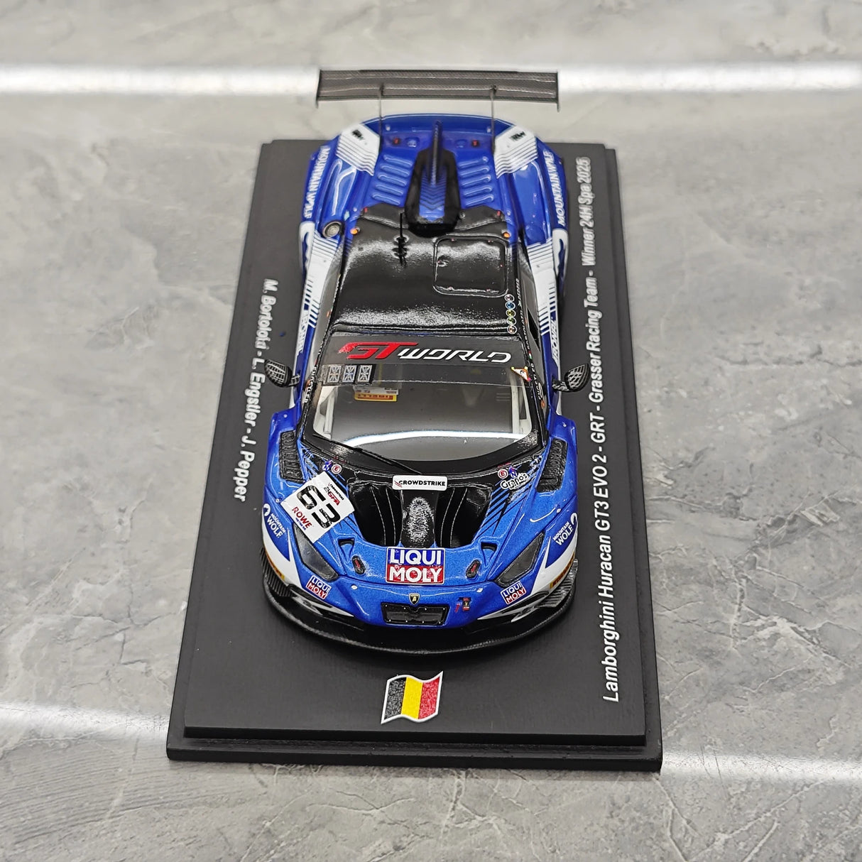 Lamborghini 2025 Huracan GT3 EVO 2 GRT Grasser Racing Team #63 1:43 Spark 製レジンコレクターモデル - ビュー2