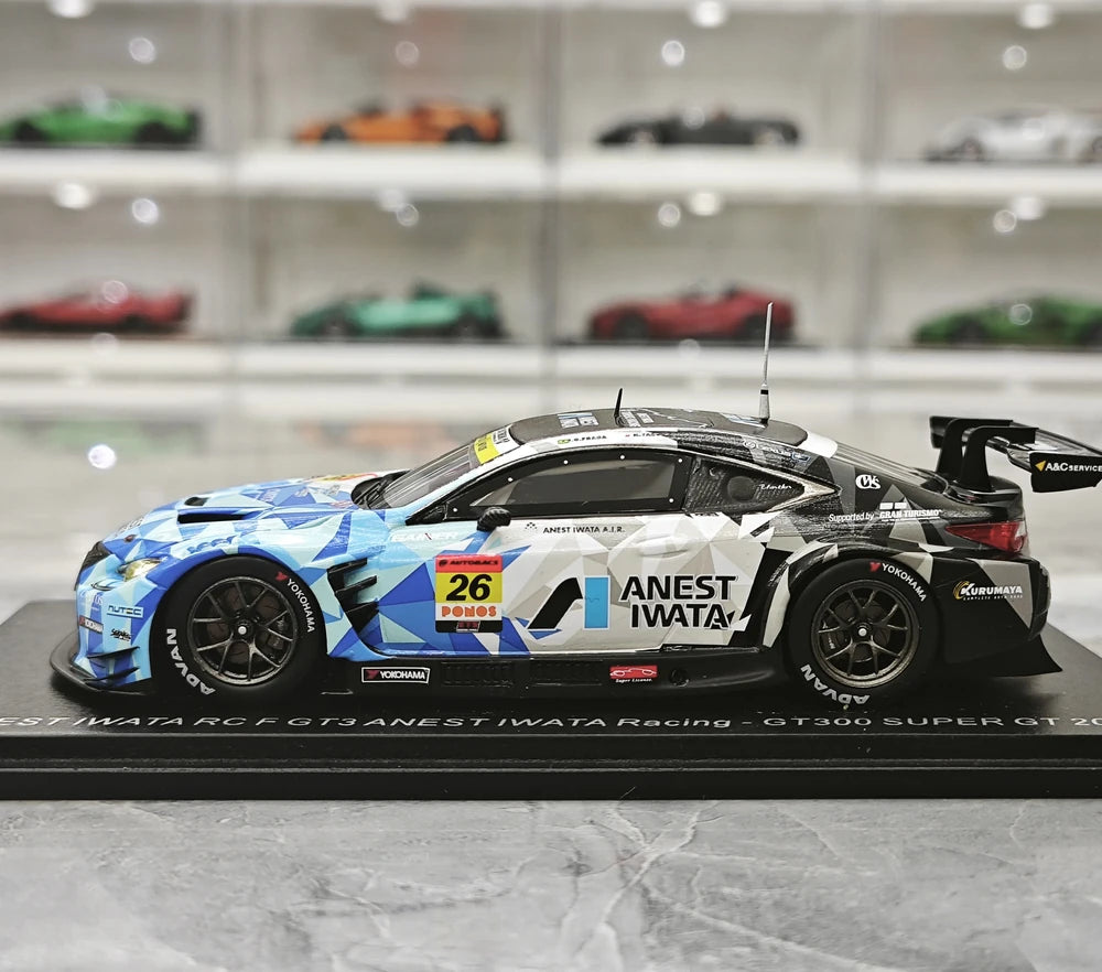 1:43 Lexus 2025 RC F GT3 ANEST IWATA Racing #26 GT300 Super GT model car by Spark - view 5