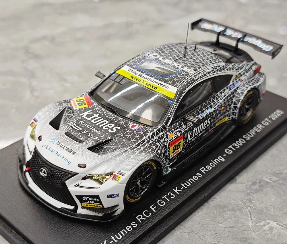 1:43 Lexus 2025 RC F GT3 K-tunes Racing #96 GT300 Super GT model car by Spark - view 4