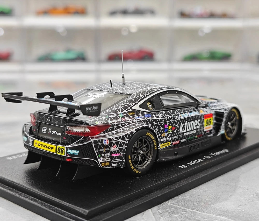 1:43 Lexus 2025 RC F GT3 K-tunes Racing #96 GT300 Super GT model car by Spark - view 8