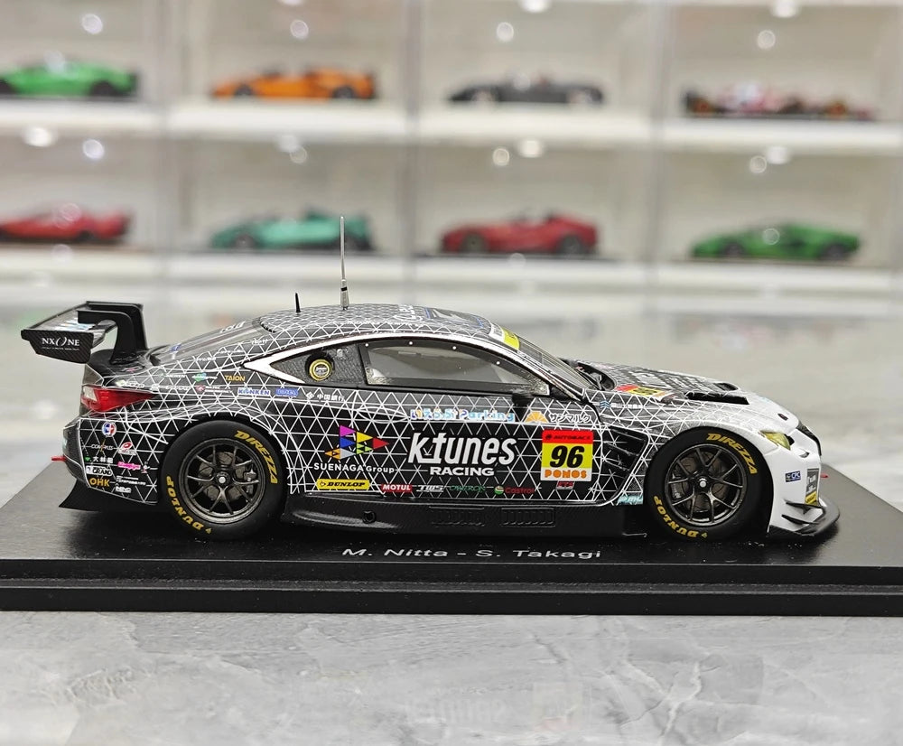 1:43 Lexus 2025 RC F GT3 K-tunes Racing #96 GT300 Super GT model car by Spark - view 9