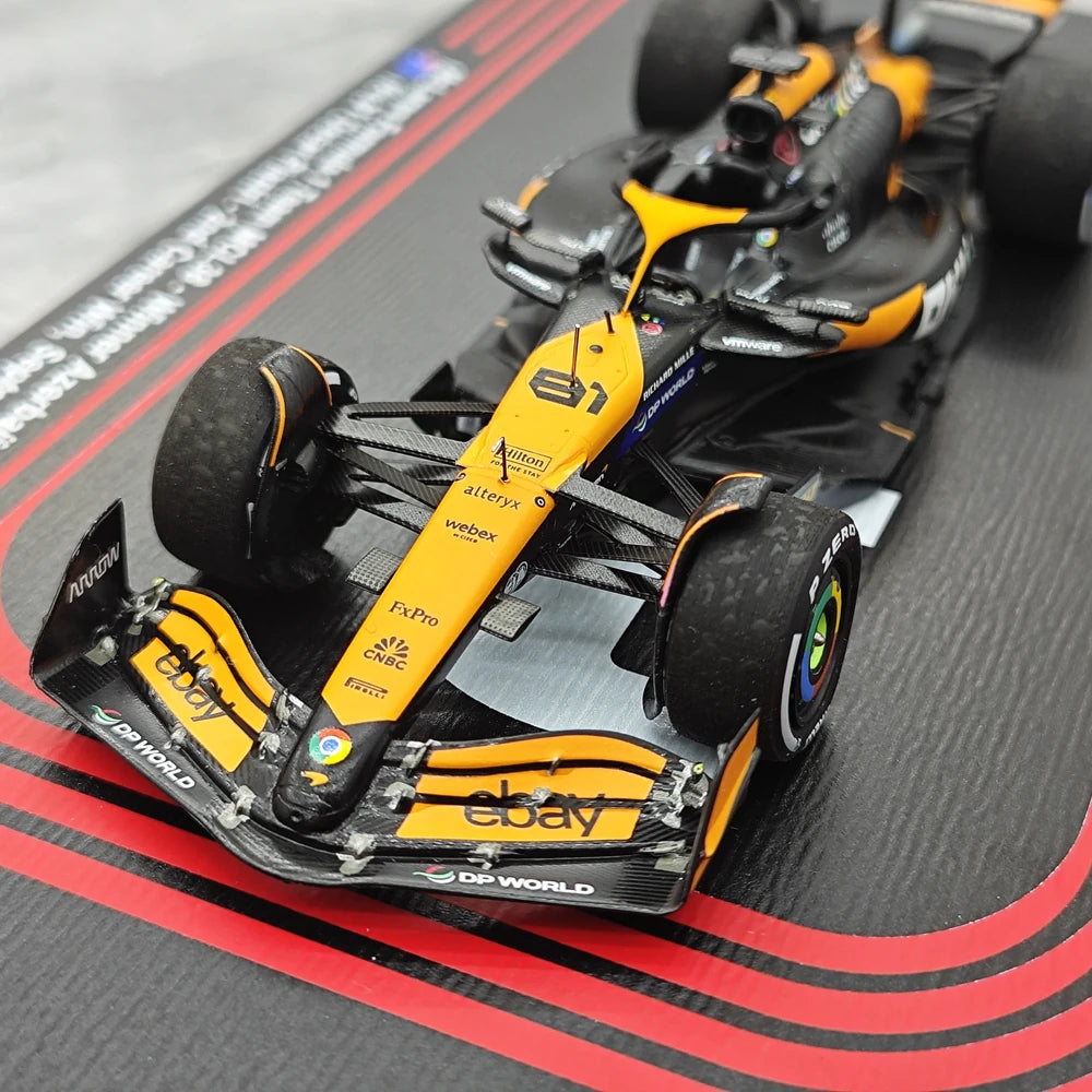 1:43 McLaren 2024 MCL38 #81 Azerbaijan GP model car by Spark - view 11