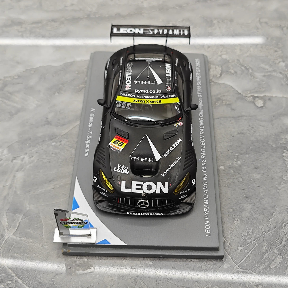 1:43 Mercedes 2025 AMG K2 #65 Super GT model car by Spark - view 2