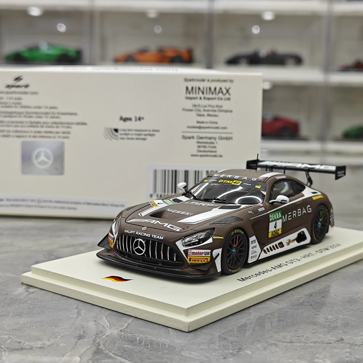 1:43 Mercedes-AMG 2024 AMG GT3 #4 DTM model car by Spark - view 14