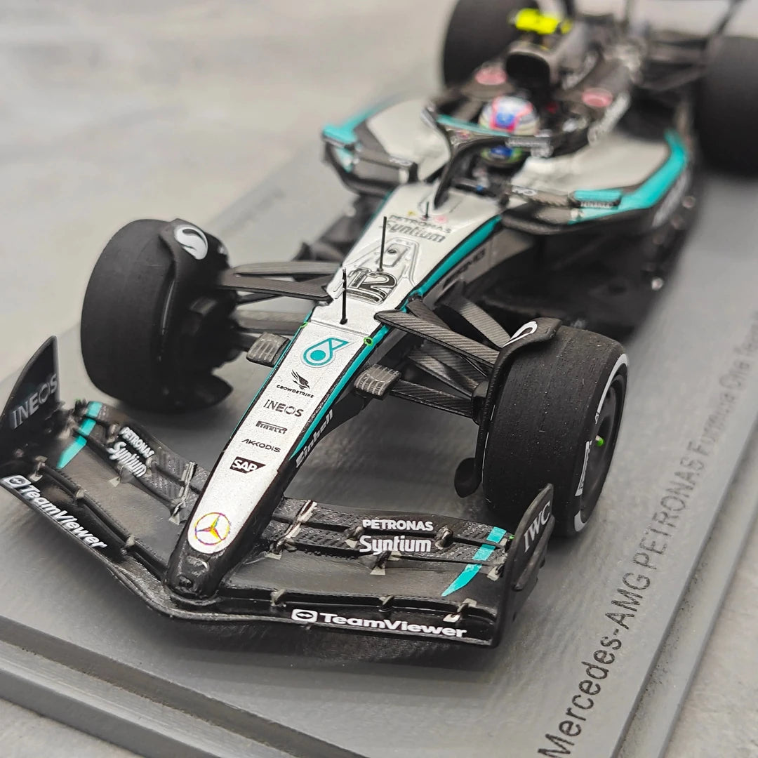 1:43 Mercedes-AMG 2025 F1 W16 #12 Canadian GP Andrea Kimi Antonelli F1 model car by Spark - view 11