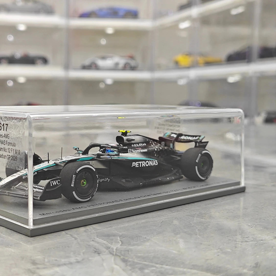 1:43 Mercedes-AMG 2025 F1 W16 #12 Canadian GP Andrea Kimi Antonelli F1 model car by Spark - view 14