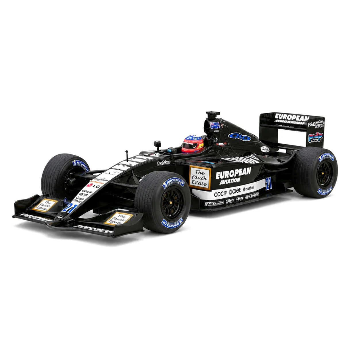 1:43 ميناردي 2001 PS01 #21 أسترالي GP فرناندو ألونسو F1 سيارة موديل من الراتنج من Spark - عرض 14