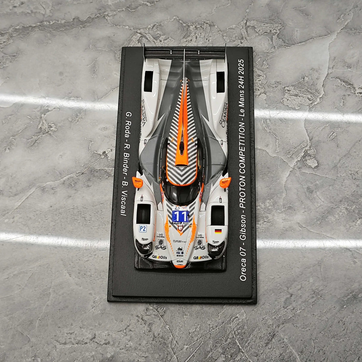 1:43 Oreca 2025 07-Gibson #11 Le Mans model car by Spark - view 2