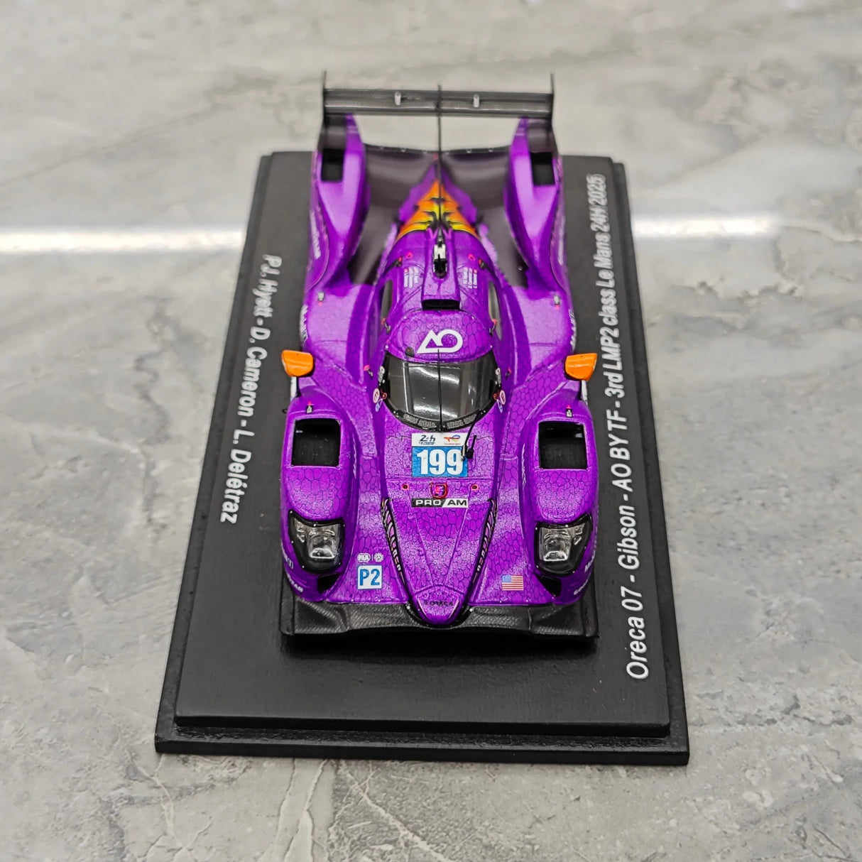 1:43 Oreca 2025 07-Gibson #199 Le Mans model car by Spark - view 2