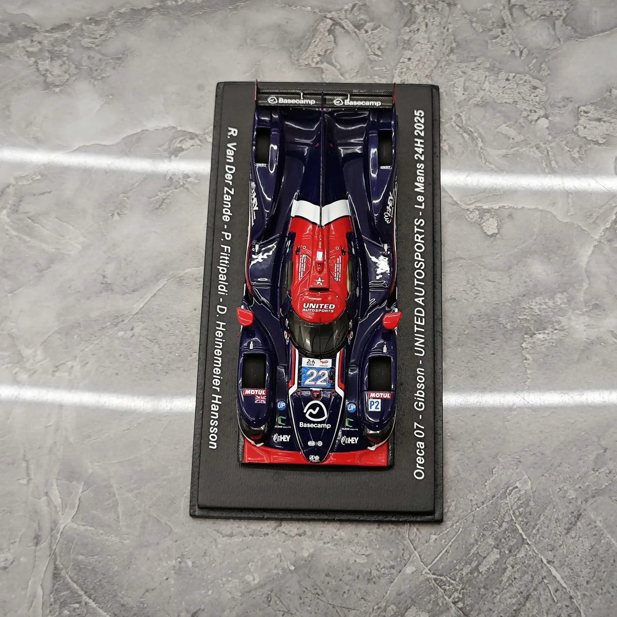 1:43 Oreca 2025 07-Gibson #22 Le Mans model car by Spark - view 2