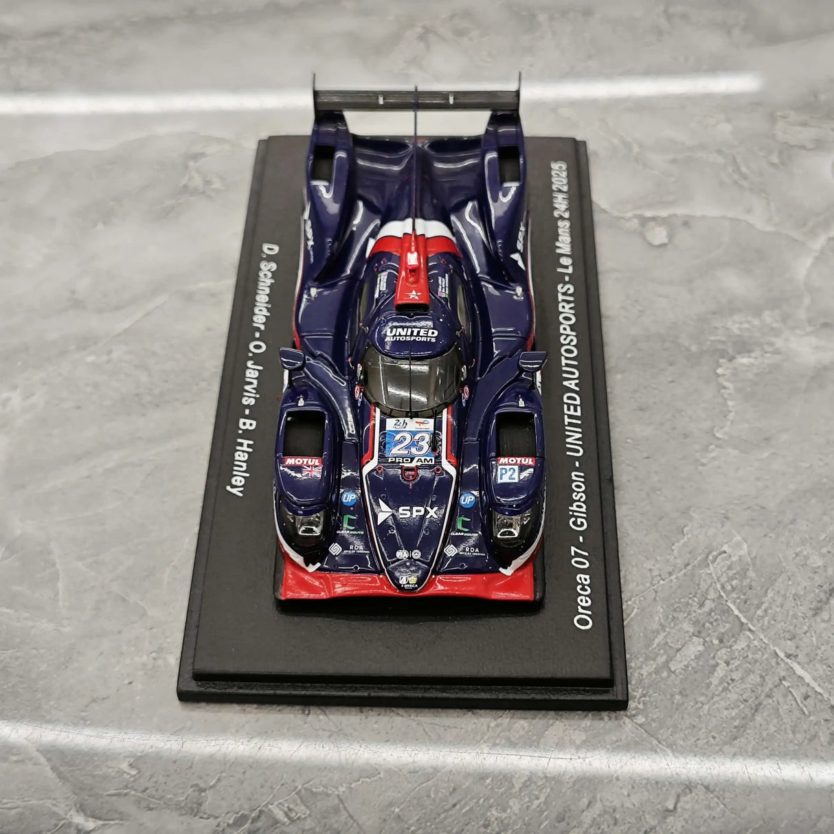 1:43 Oreca 2025 07-Gibson #23 Le Mans model car by Spark - view 2
