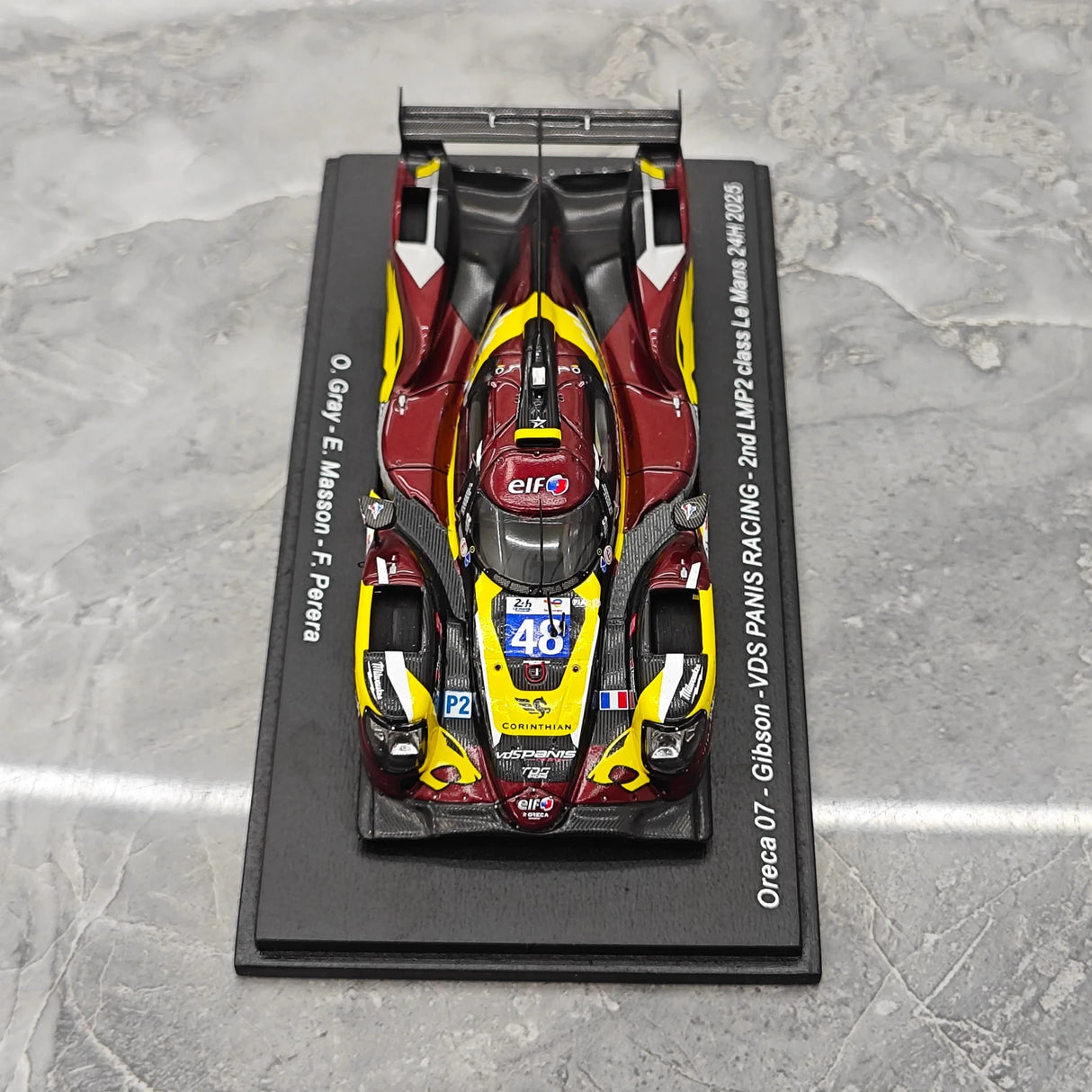 1:43 Oreca 2025 07-Gibson #48 Le Mans model car by Spark - view 2