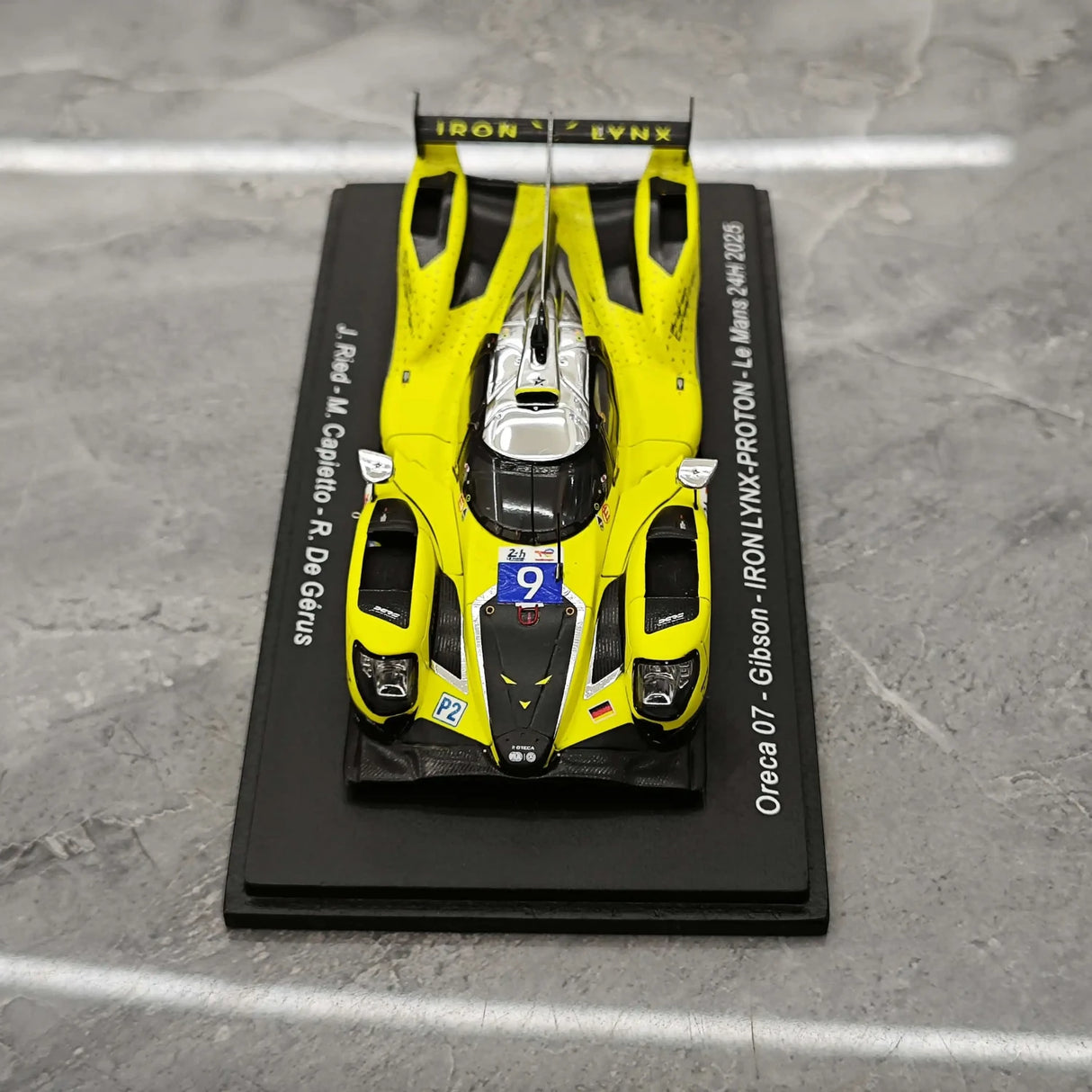 1:43 Oreca 2025 07-Gibson #9 Le Mans model car by Spark - view 2