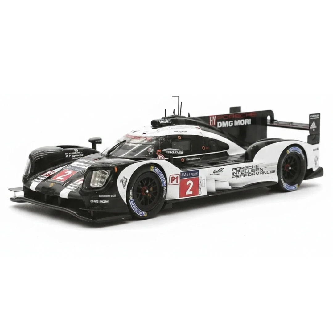 1:43 Porsche 2016 919 Hybrid #2 Winner 24h Le Mans model car by Spark - view 15