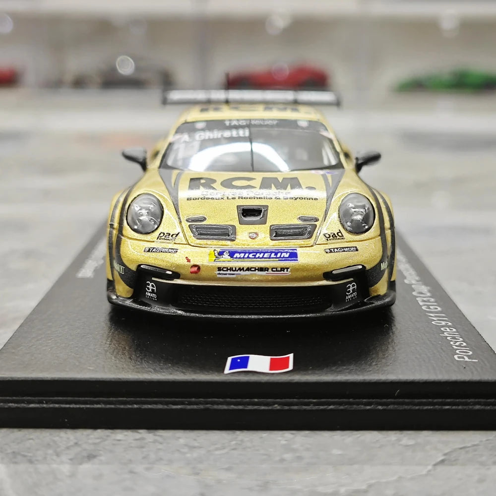 1:43 Porsche 2024 911 GT3 Cup #11 Porsche Carrera Cup Le Mans model car by Spark - view 1