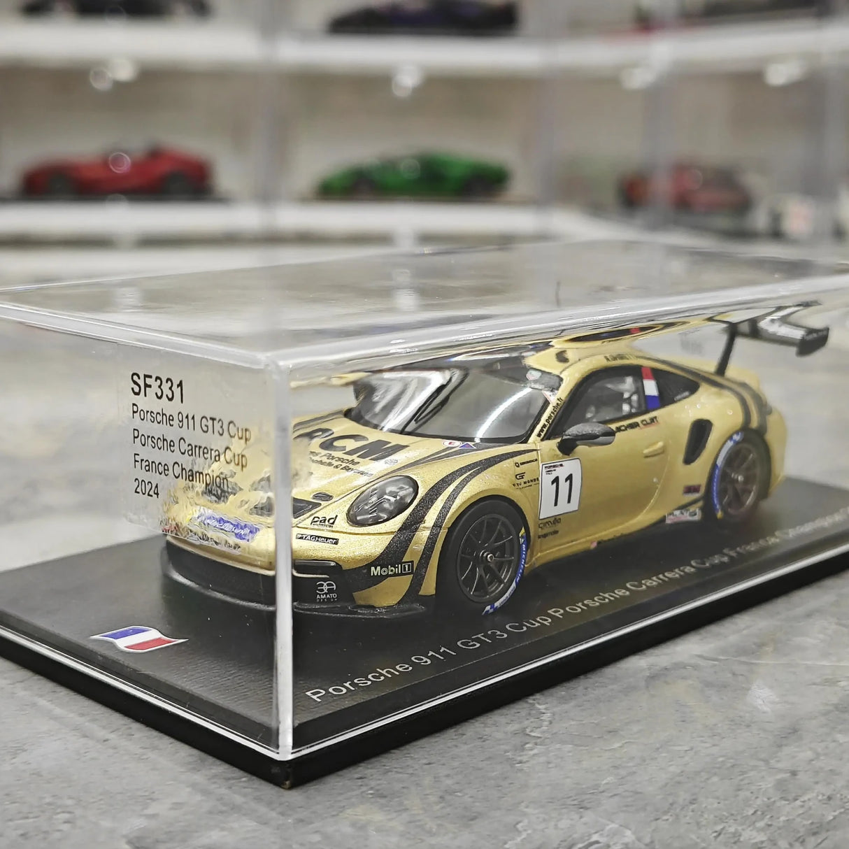 1:43 Porsche 2024 911 GT3 Cup #11 Porsche Carrera Cup Le Mans model car by Spark - view 11