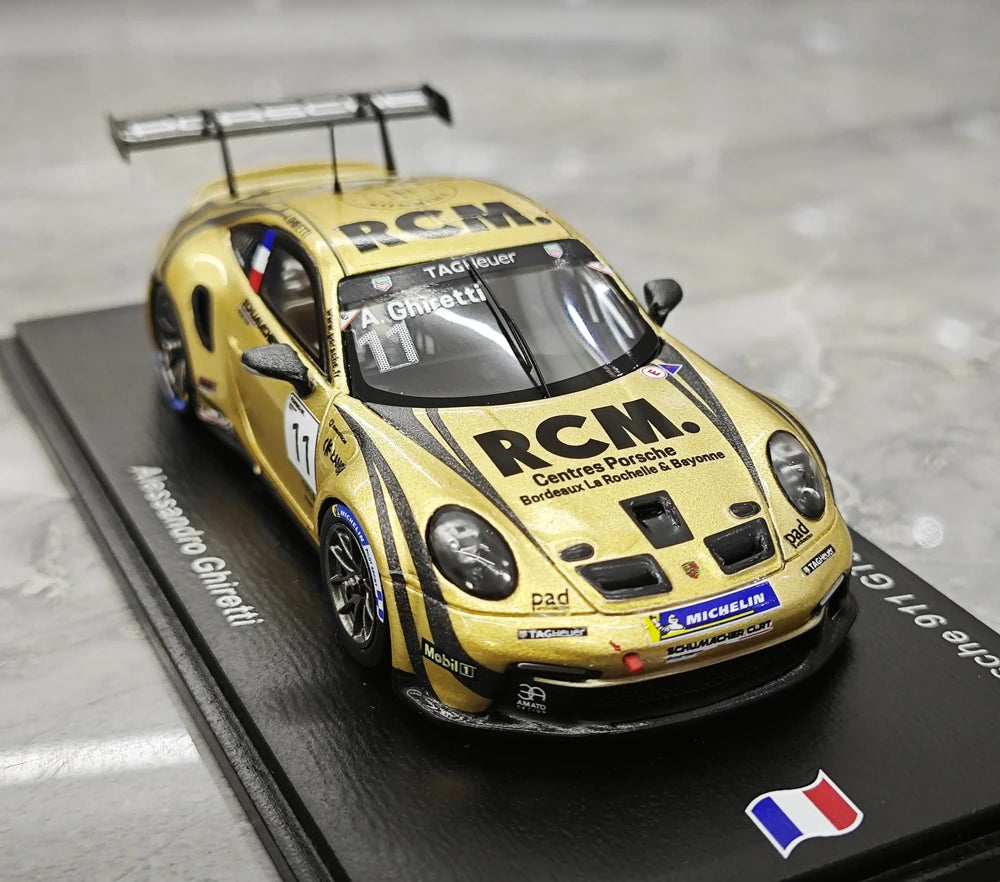 1:43 Porsche 2024 911 GT3 Cup #11 Porsche Carrera Cup Le Mans model car by Spark - view 9