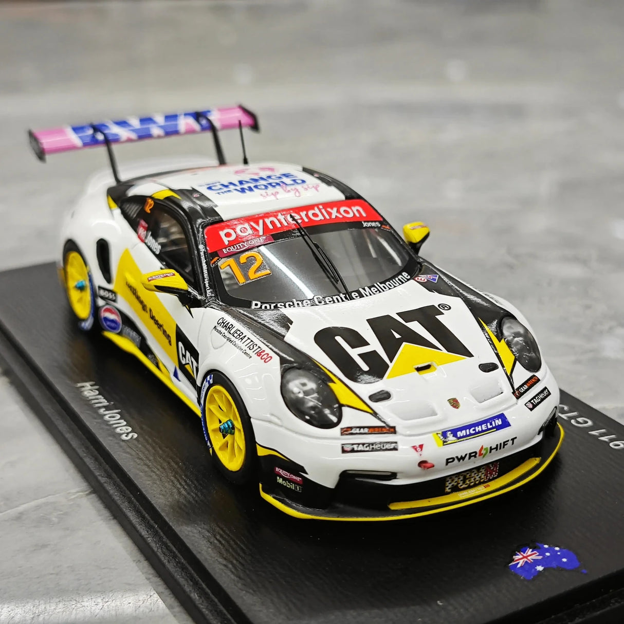 1:43 Porsche 2024 911 GT3 Cup #12 Porsche Carrera Cup Le Mans model car by Spark - view 10