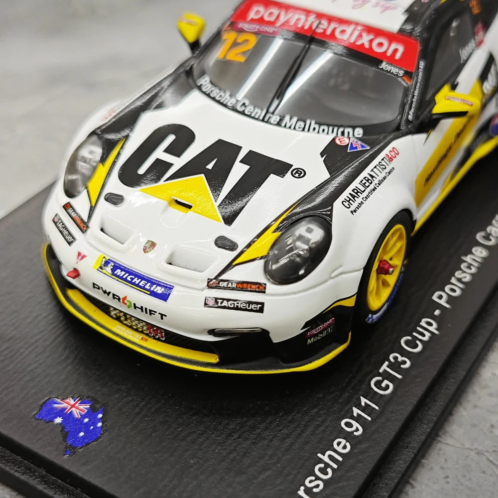 1:43 Porsche 2024 911 GT3 Cup #12 Porsche Carrera Cup Le Mans model car by Spark - view 11