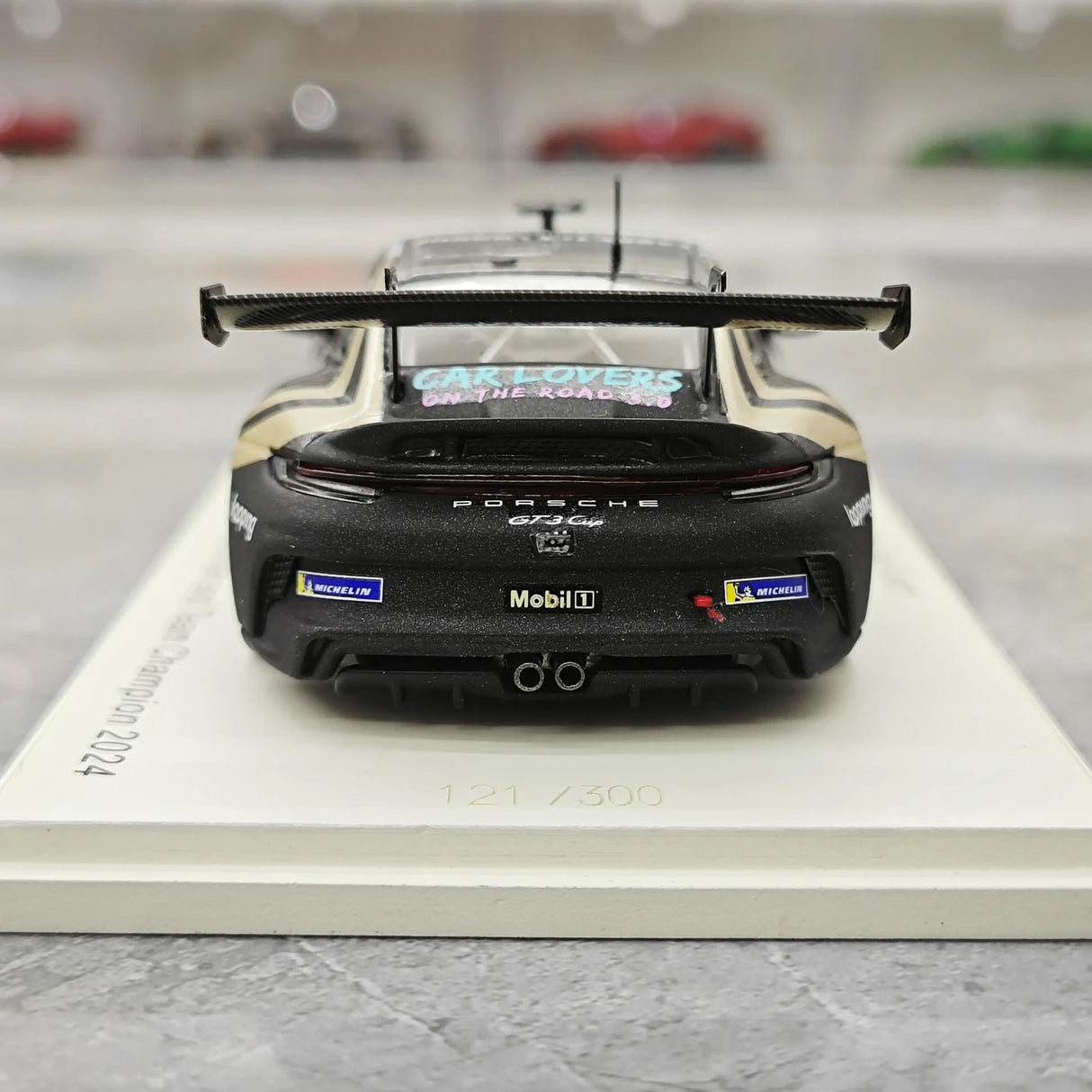 1:43 Porsche 2024 911 GT3 Cup Larry ten Voorde #12 Porsche Supercup Champion model car by Spark - view 7