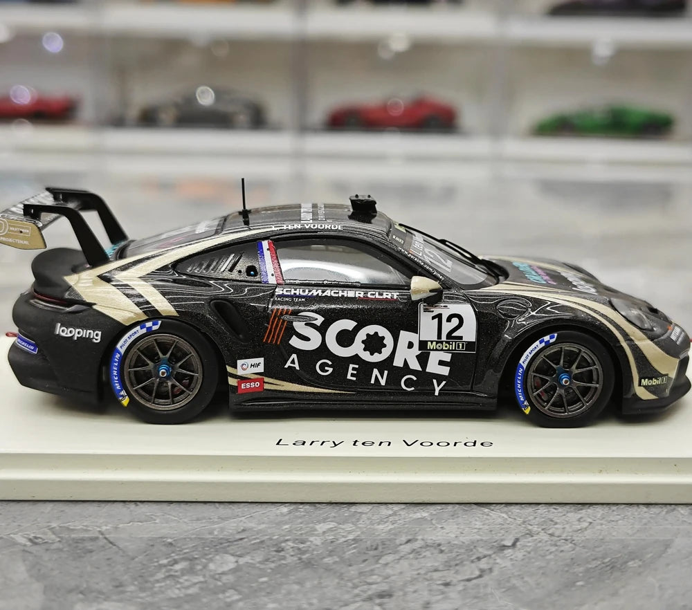 1:43 Porsche 2024 911 GT3 Cup Larry ten Voorde #12 Porsche Supercup Champion model car by Spark - view 9