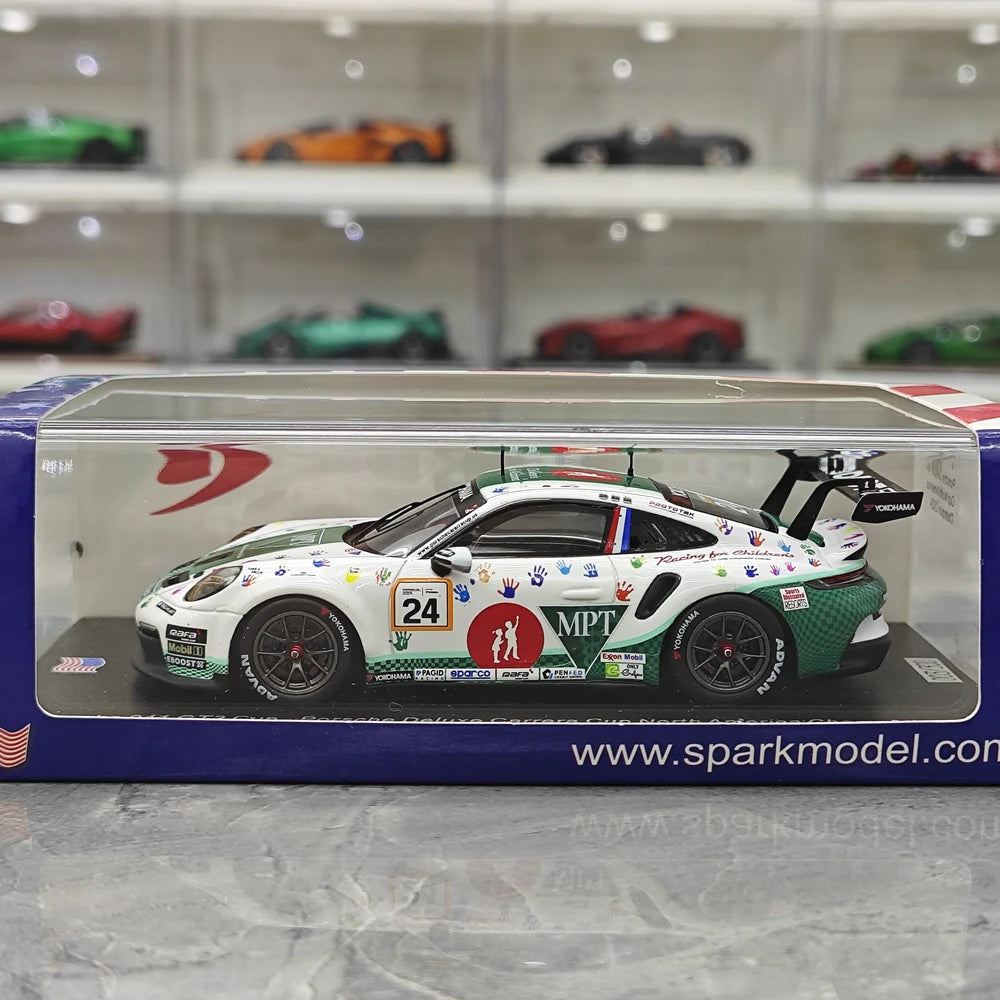 1:43 Porsche 2024 911 GT3 Cup #24 Porsche Carrera Cup Le Mans model car by Spark - view 13