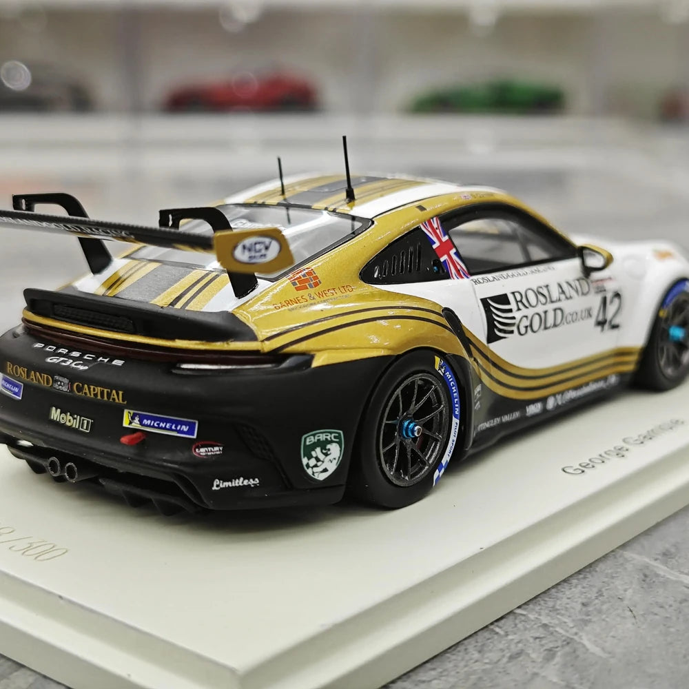 1:43 Porsche 2024 911 GT3 Cup #42 Porsche Carrera Cup Le Mans model car by Spark - view 8