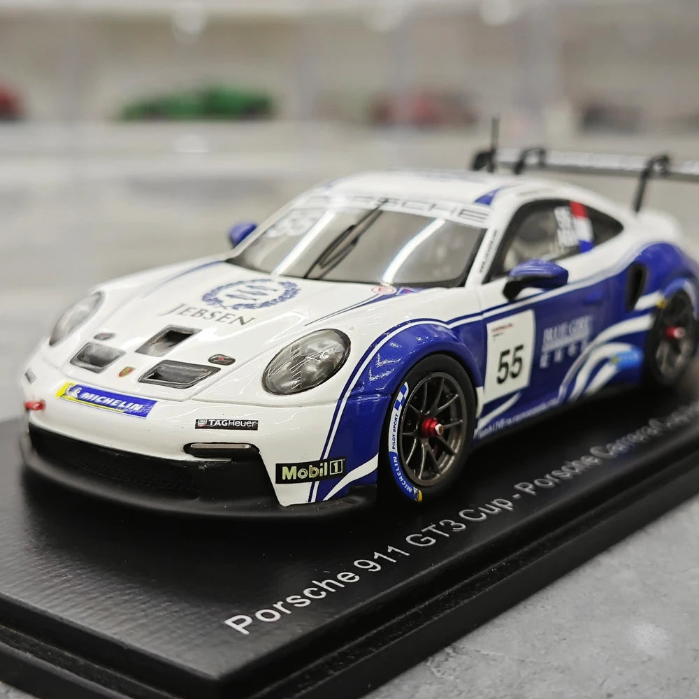 1:43 Porsche 2024 911 GT3 Cup #55 Porsche Carrera Cup Le Mans model car by Spark - view 3