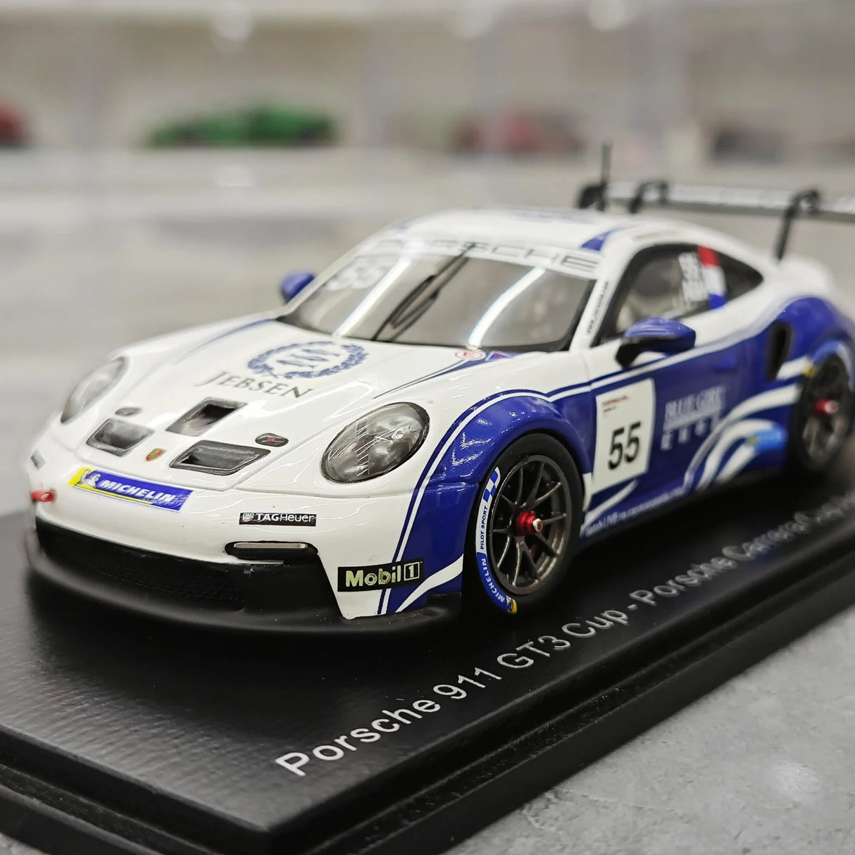 1:43 Porsche 2024 911 GT3 Cup #55 Porsche Carrera Cup Le Mans model car by Spark - view 3
