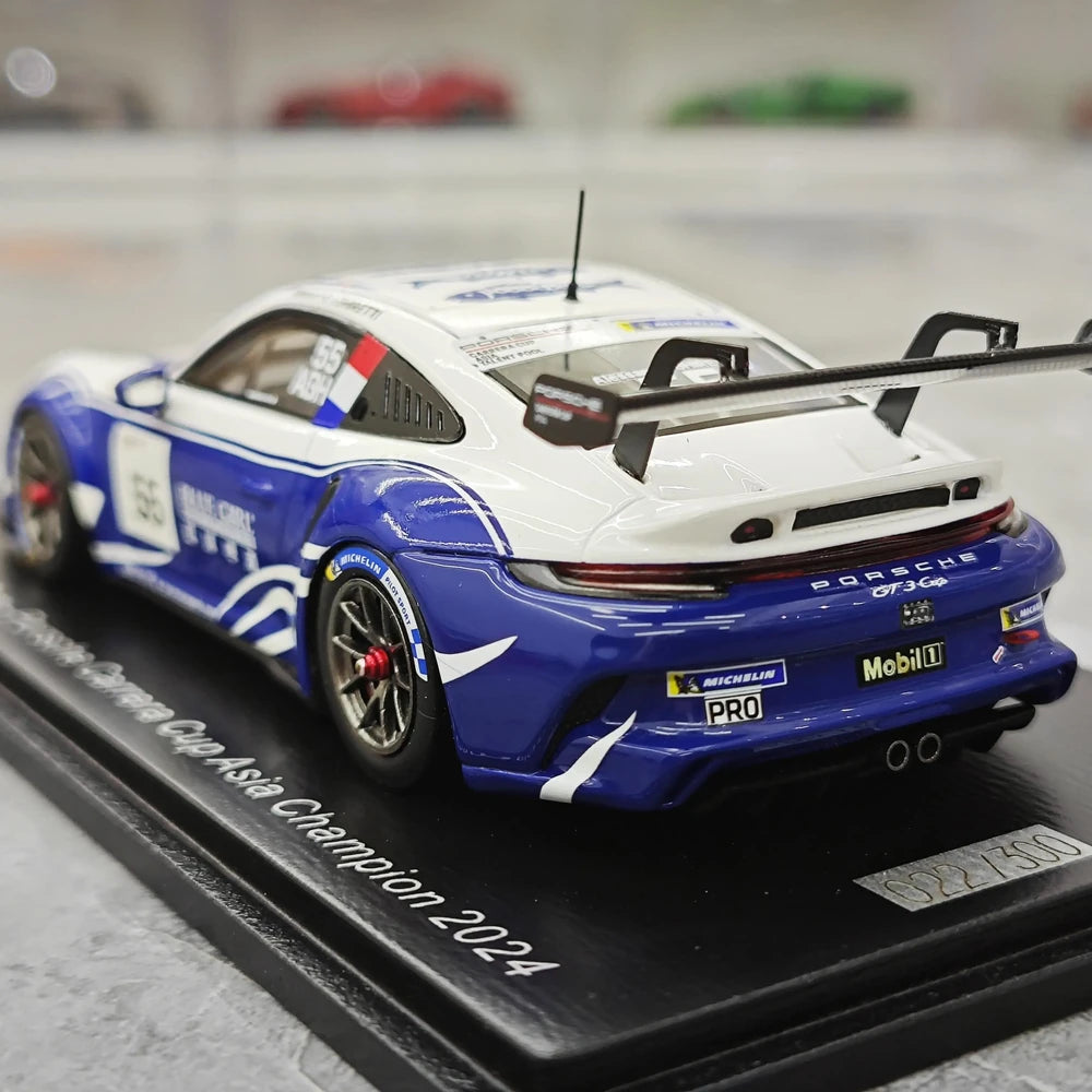 1:43 Porsche 2024 911 GT3 Cup #55 Porsche Carrera Cup Le Mans model car by Spark - view 6