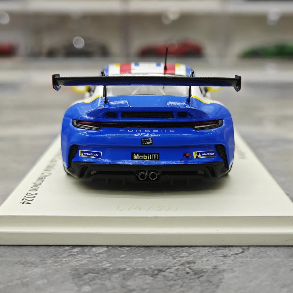 1:43 Porsche 2024 911 GT3 Cup #8 Porsche Carrera Cup Le Mans model car by Spark - view 7