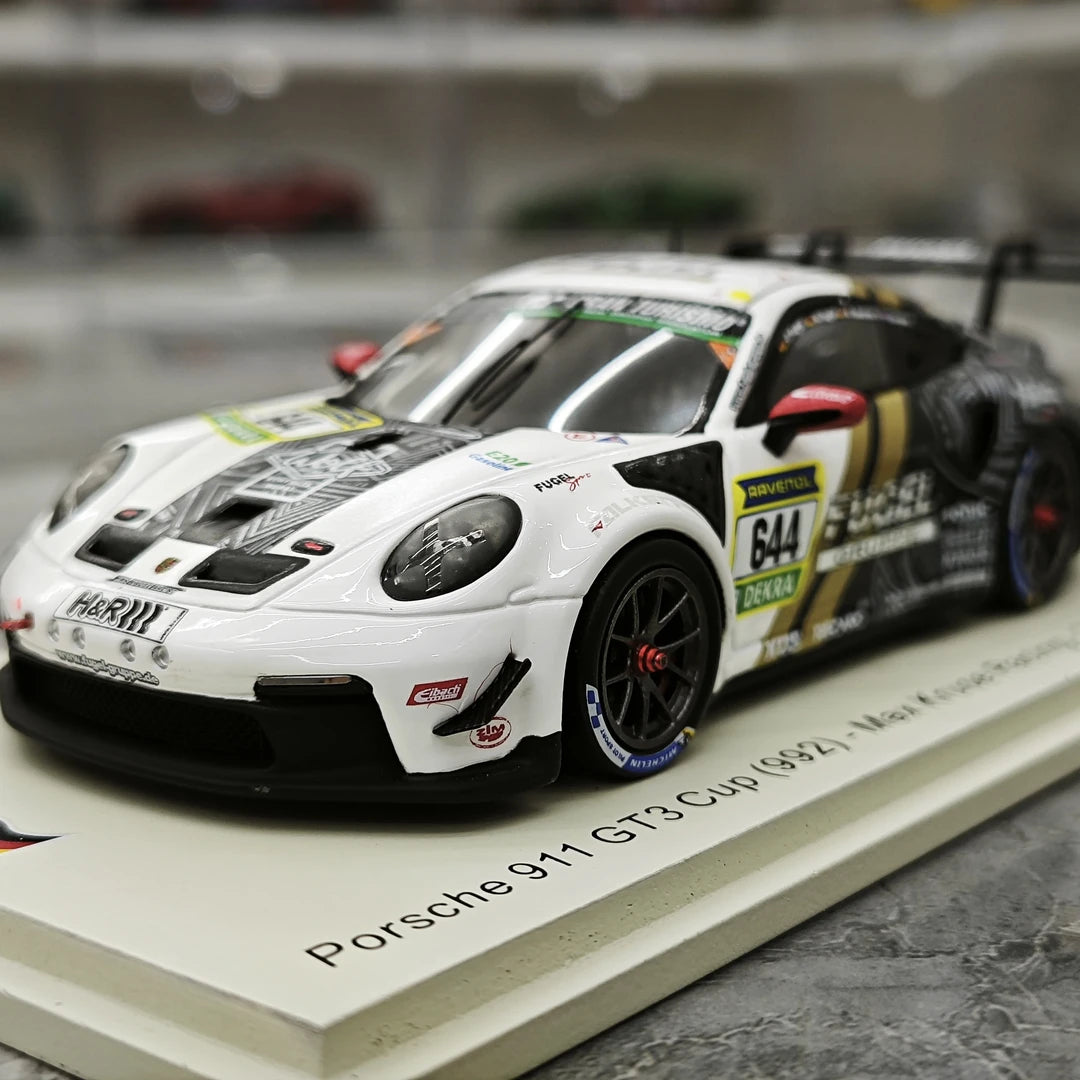 1:43 Porsche 2025 911 GT3 Cup 992 #644 Max Kruse Racing 24h Nurburgring model car by Spark - view 3