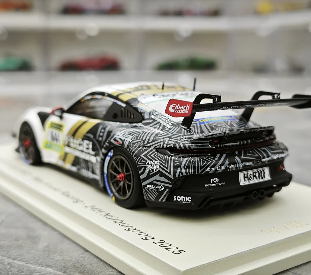 1:43 Porsche 2025 911 GT3 Cup 992 #644 Max Kruse Racing 24h Nurburgring model car by Spark - view 6